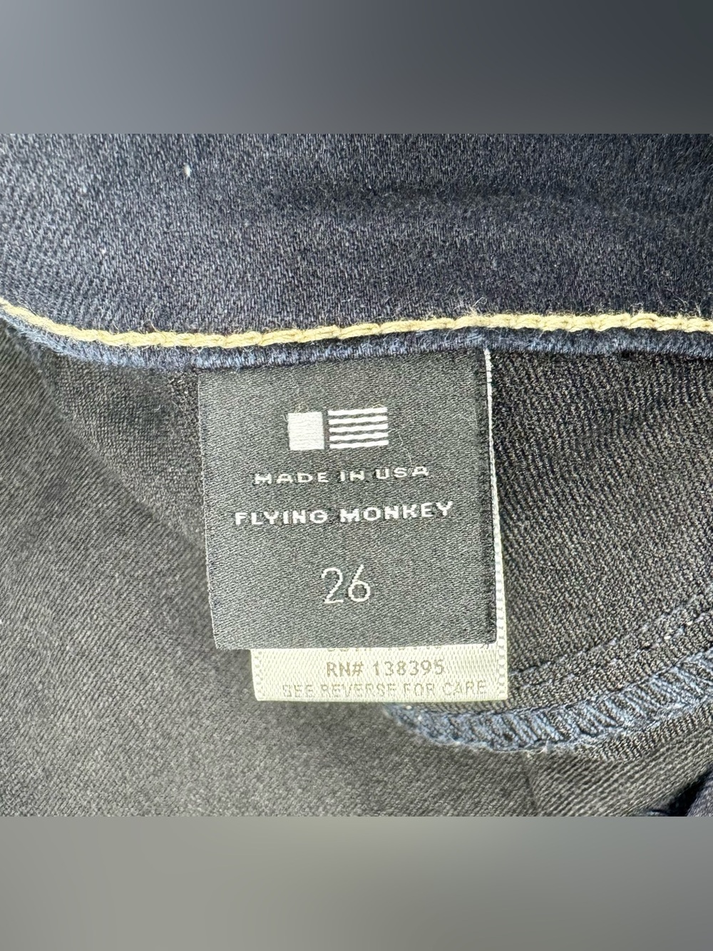 Flying Monkey Skinny Jeans Womens 30x29 Dark Blue Medium Wash Low Rise - Picture 5 of 13